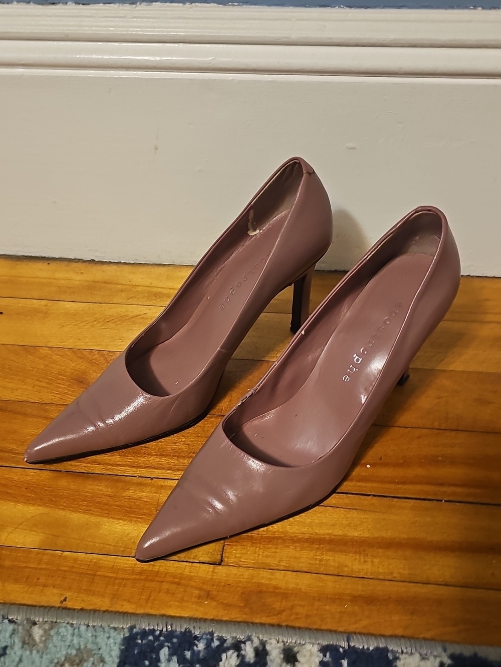 Apostrophe Mauve Pointed-Toe Stiletto Pumps